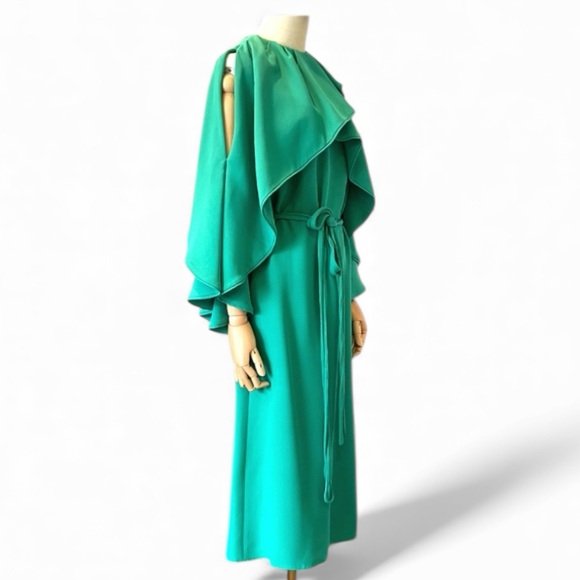 VALENTINO Belted Silk Dress It 38 - Picture 6 of 13